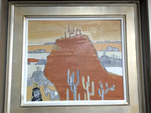 油彩画（額装）（買取例）
